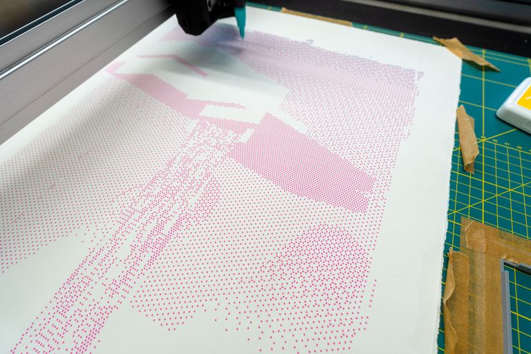 Artwork from project The Drawing Machine